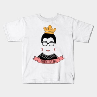 Notorious RBG Feminist for Ruth Bader Ginsburg Fan Kids T-Shirt